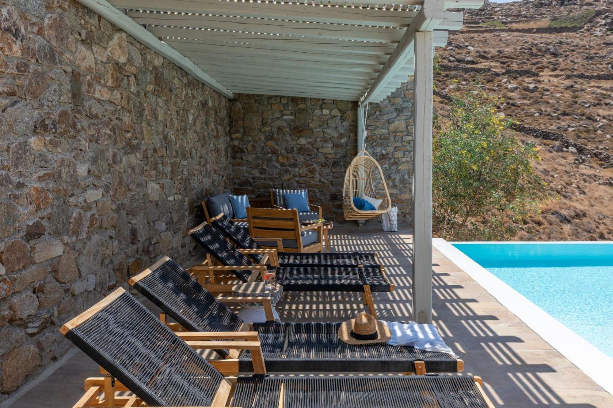 New Twin In Mykonos Pool & Stunning Views Hébergement de vacances *