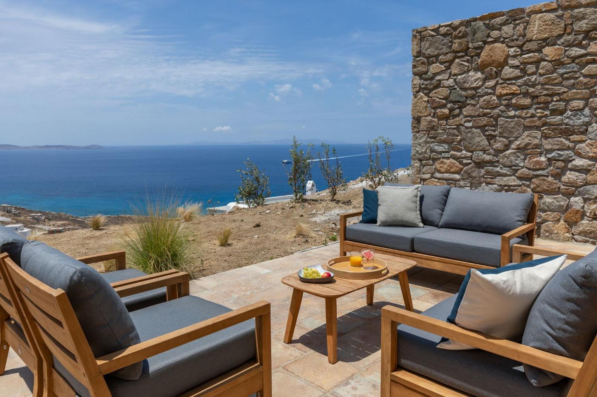 Hébergement de vacances New Twin In Mykonos Pool & Stunning Views Fanari (Mykonos)